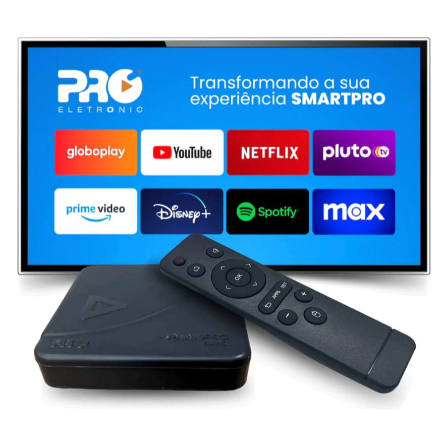 TV Box SMART1PRO transformando a TV em Smart